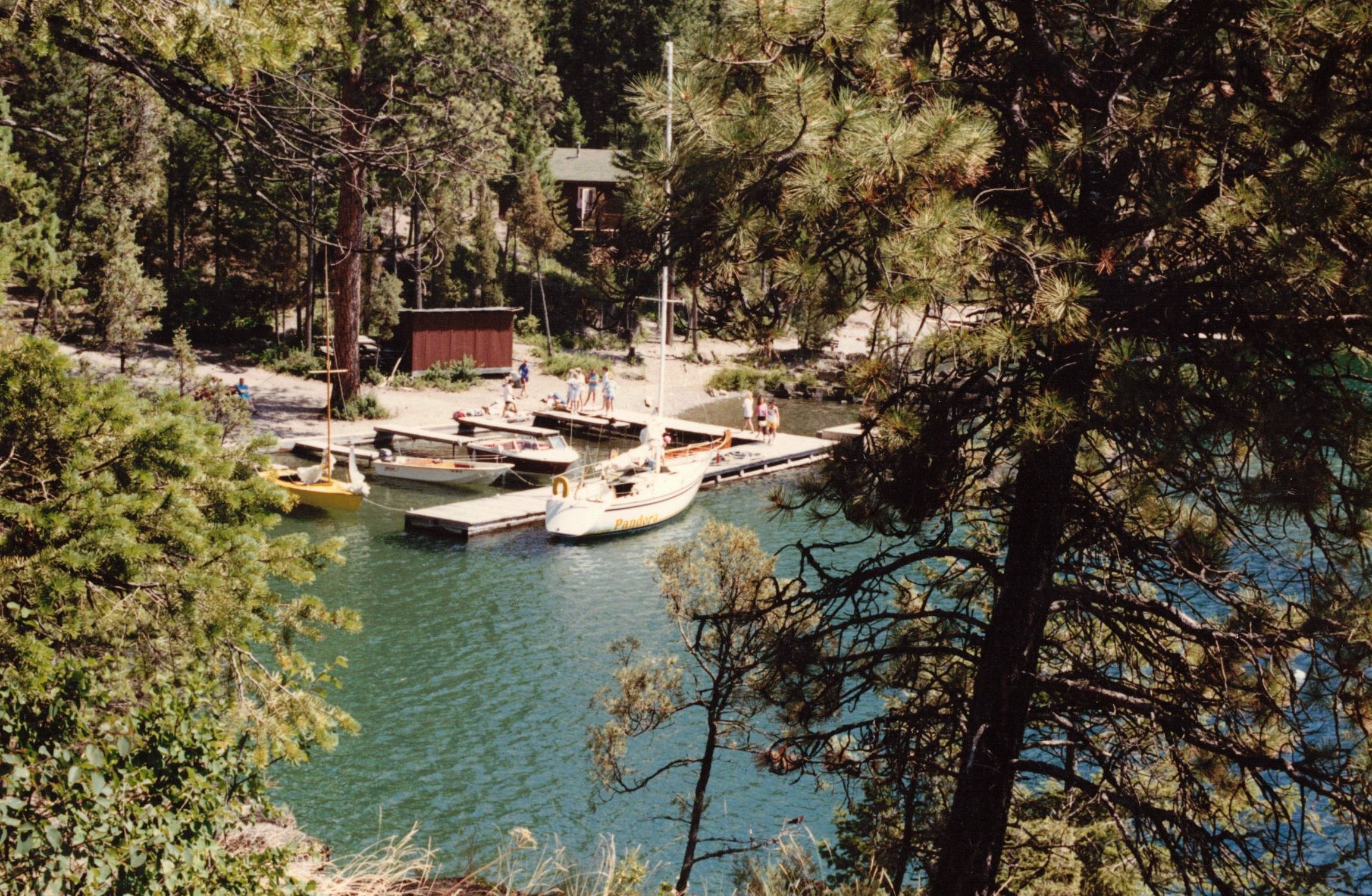 Boat dock in the mid 1980's