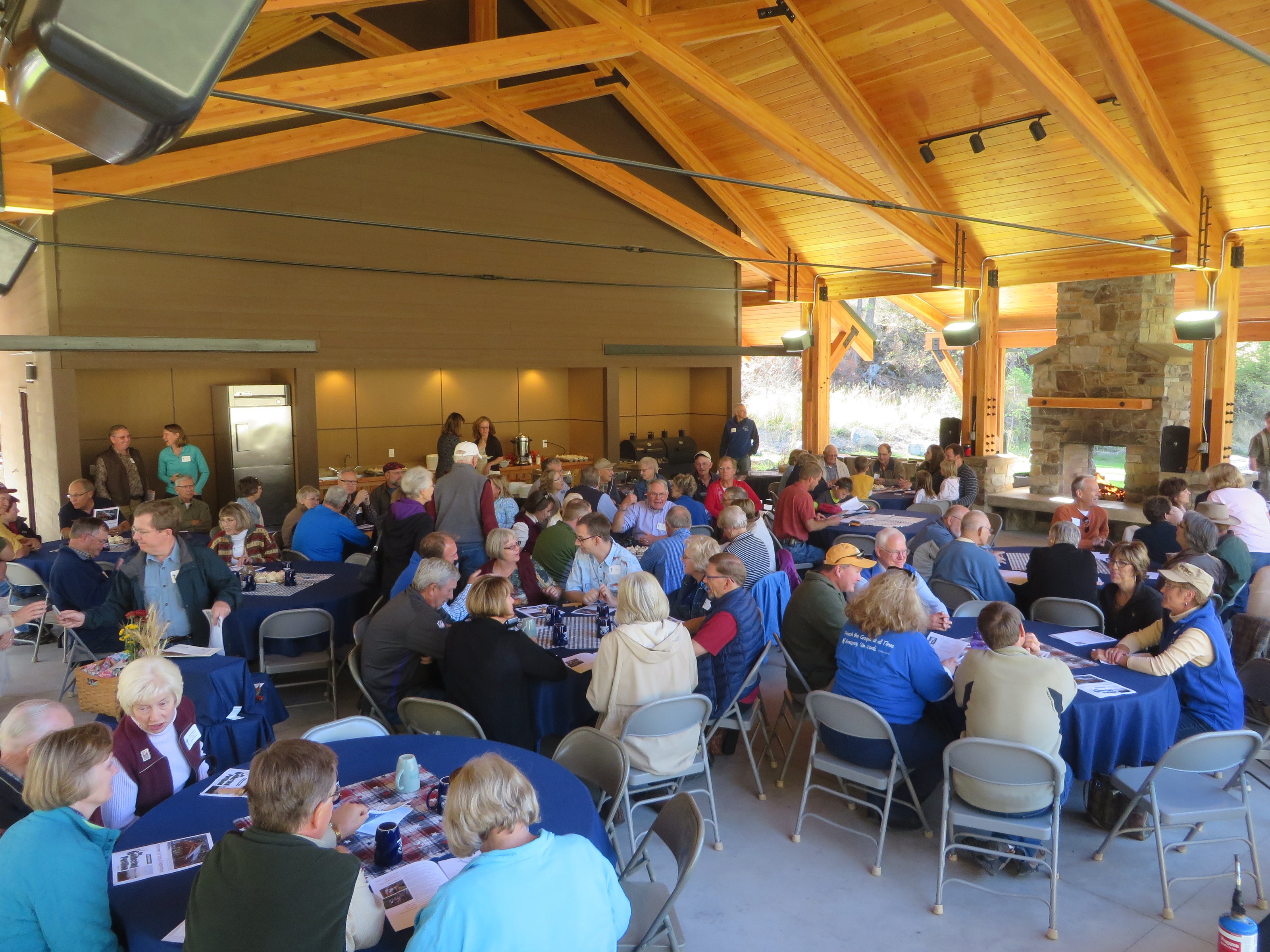 Dedication of the Gathering Pavilion in 2014