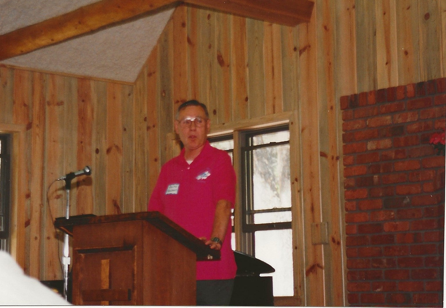 Ralph Baldani, long time Camp corporation treasurer, shared stories of the Camp's financial strengths and successes over the years. 