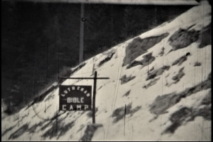 The first Camp sign on Highway 93 in the 1950’s